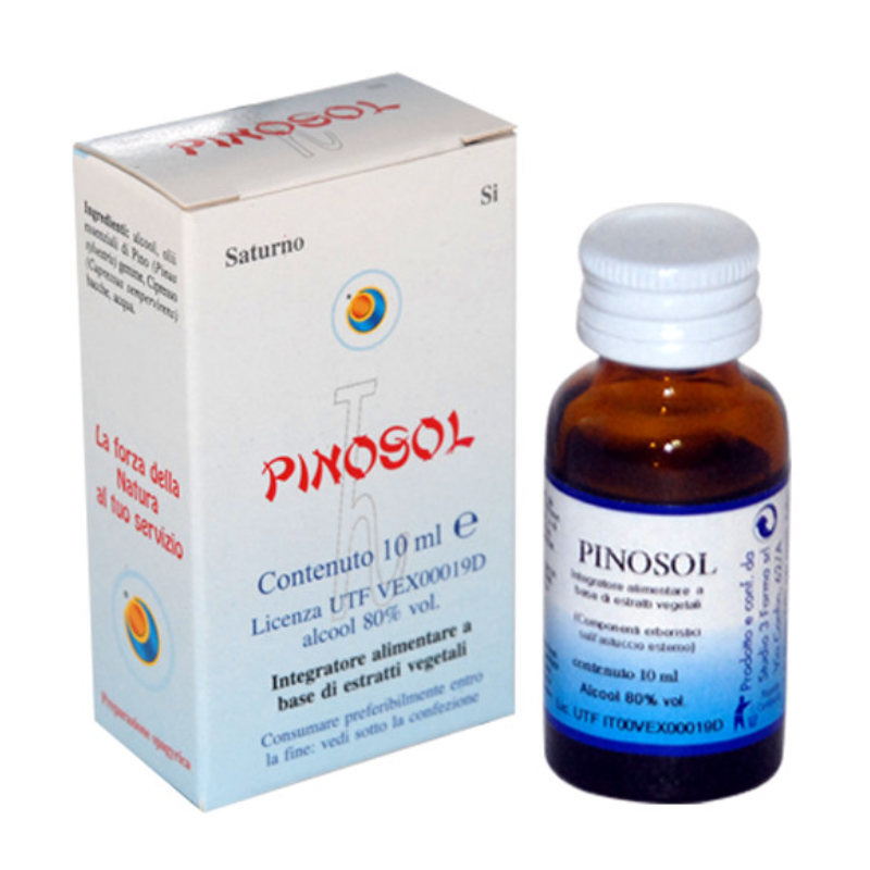 Herboplanet Pinosol Liquido per Apparato Respiratorio 10ml flacone e scatola Herboplanet Pinosol Liquido per Apparato Respiratorio 10ml flacone e scatola
