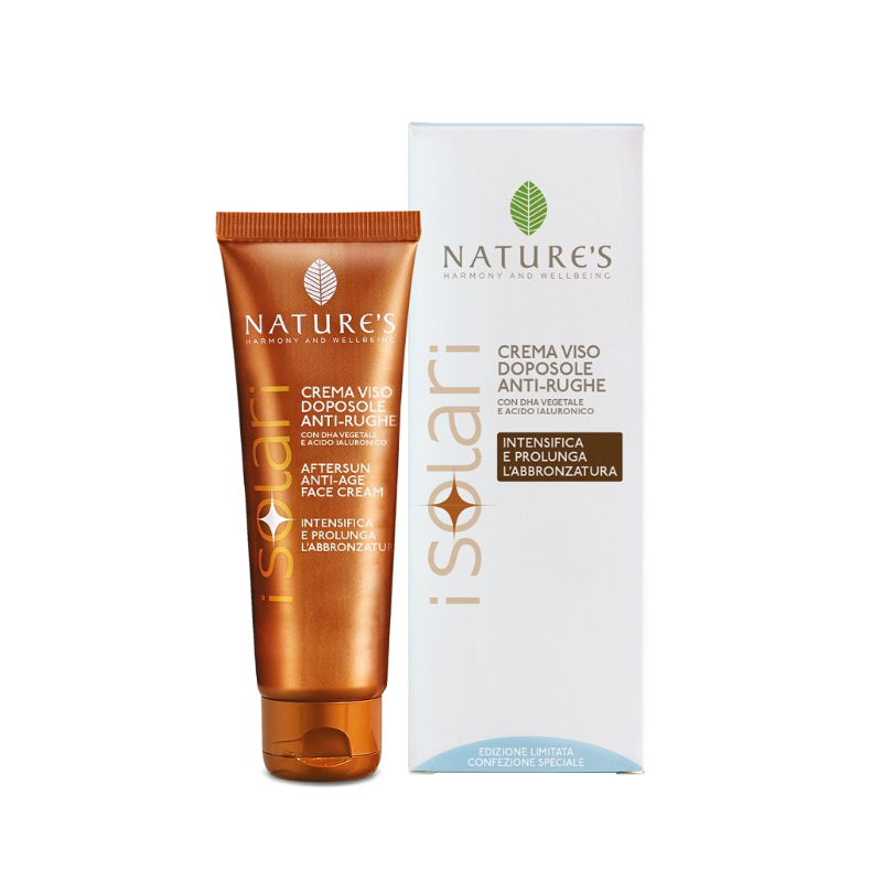 Scatola e Flacone Bios Line Nature's crema Viso Dopo Sole da 50ml Scatola e Flacone Bios Line Nature's crema Viso Dopo Sole da 50ml