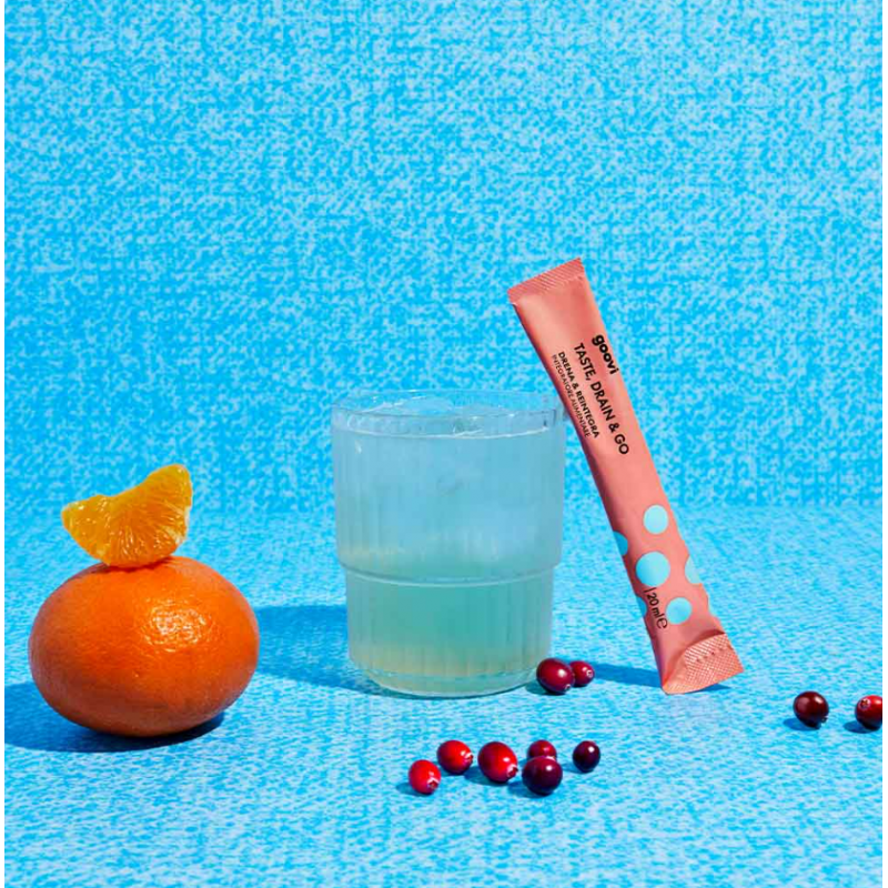Goovi Drenante Cranberry e Mandarino Integratore per Microcircolo 24 Stick da 20ml Goovi Drenante Cranberry e Mandarino Integratore per Microcircolo 24 Stick da 20ml