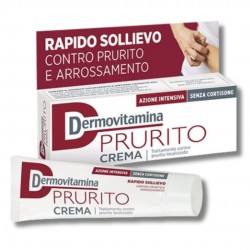 Dermovitamina Prurito Crema per Trattamento Lenitivo Localizzato 30ml tubo e scatola Dermovitamina Prurito Crema per Trattamento Lenitivo Localizzato 30ml tubo e scatola