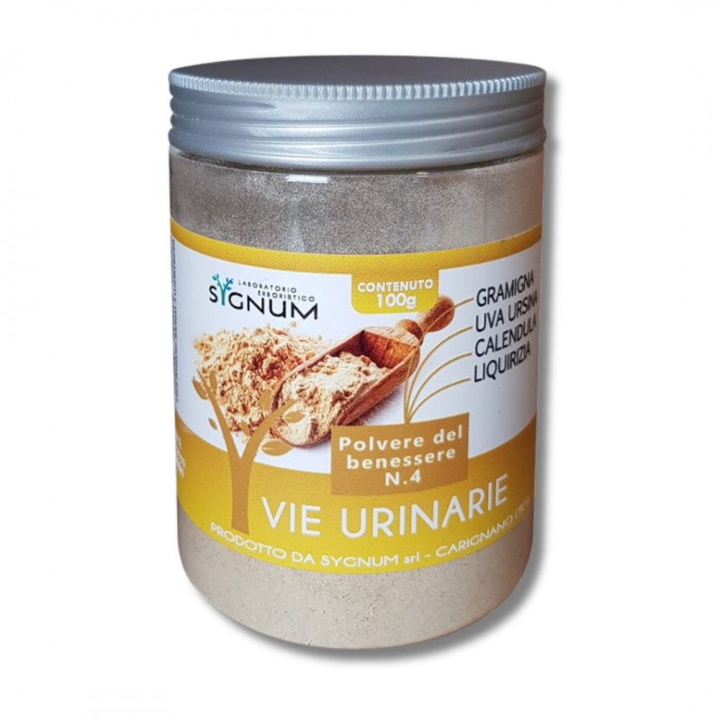 Barattolo di Sygnum Polvere del Benessere N.4 Vie Urinarie Integratore per Benessere Vie Urinarie 100g Barattolo di Sygnum Polvere del Benessere N.4 Vie Urinarie Integratore per Benessere Vie Urinarie 100g
