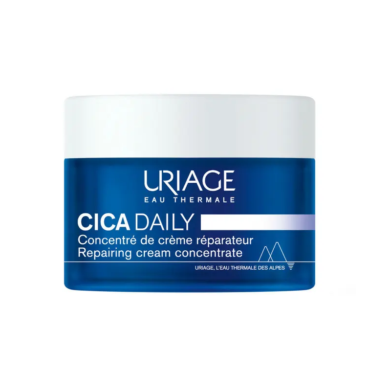 vasetto di Uriage Cica Daily Crema Concentrata Riparatrice 50 ml
