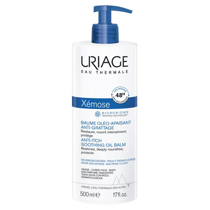 Uriage Xemose Balsamo Olio Lenitivo per Pelle Secca 500ml Uriage Xemose Balsamo Olio Lenitivo per Pelle Secca 500ml