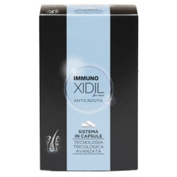 scatola Immuno Xidil Uomo Integratore per Capelli 60 Capsule scatola Immuno Xidil Uomo Integratore per Capelli 60 Capsule