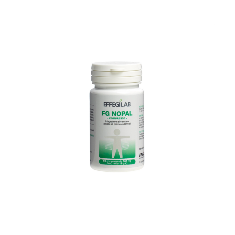 flacone di Effegilab FB Nopal Integratore Controllo della Fame 60 Compresse flacone di Effegilab FB Nopal Integratore Controllo della Fame 60 Compresse