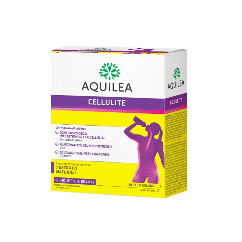 Scatola Aquilea Integratore contro la Cellulite 20 Stick Orosolubili Scatola Aquilea Integratore contro la Cellulite 20 Stick Orosolubili
