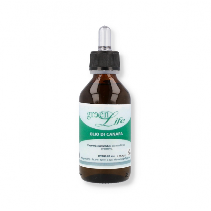 flacone di Effegilab Olio di Canapa per Corpo e Capelli 100 ml flacone di Effegilab Olio di Canapa per Corpo e Capelli 100 ml