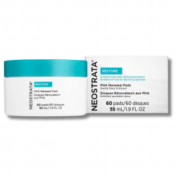 Neostrata Restore Pha Renewal Pads Dischetti per Rinnovamento Pelle 60 pezzi scatola e barattolo