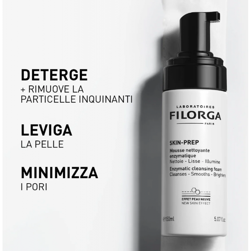 Tips del Filorga Skin Prep Mousse Detergente Viso Enzimatica 150ml Tips del Filorga Skin Prep Mousse Detergente Viso Enzimatica 150ml