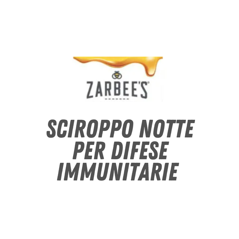 Zarbee's Adulti Sciroppo Notte per Difese Immunitarie 120ml Zarbee's Adulti Sciroppo Notte per Difese Immunitarie 120ml