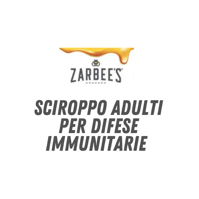 Zarbee's Adulti Sciroppo con Miele per Difese Immunitarie 120 ml Zarbee's Adulti Sciroppo con Miele per Difese Immunitarie 120 ml