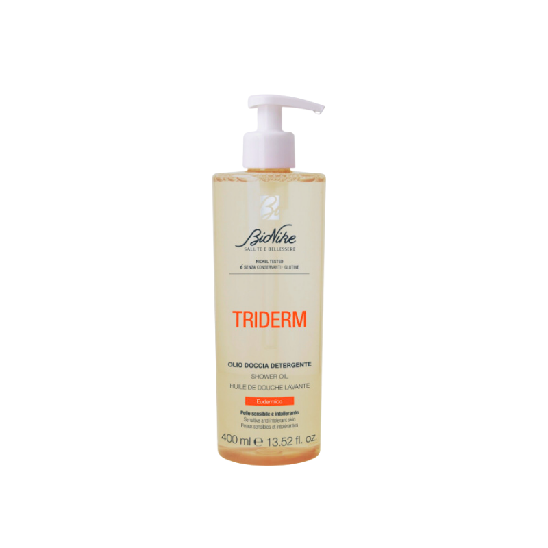 flacone di Bionike Triderm Olio Doccia Detergente 400 ml flacone di Bionike Triderm Olio Doccia Detergente 400 ml