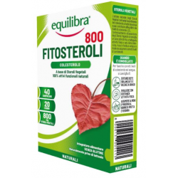 confezione di Equilibra 800 Fitosteroli Integratore per Colesterolo 40 Compresse
