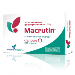 confezione di Macrutin Integratore con D-Mannosio 20 Compresse confezione di Macrutin Integratore con D-Mannosio 20 Compresse