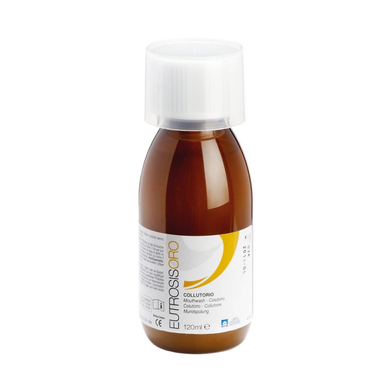 flacone di Eutrosis Oro Collutorio 120 ml flacone di Eutrosis Oro Collutorio 120 ml