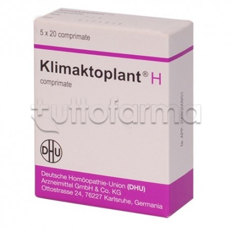 Klimaktoplant DHU Medicinale Omeopatico 100 compresse