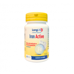 tubetto di Long Life Iron Active Integratore di Ferro e Vitamina C 60 Tavolette