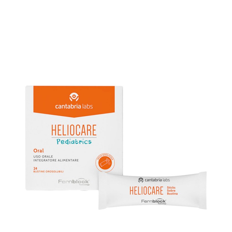 confezione Heliocare Pediatrics Oral Integratore Antiossidante per Bambini 24 Bustine confezione Heliocare Pediatrics Oral Integratore Antiossidante per Bambini 24 Bustine