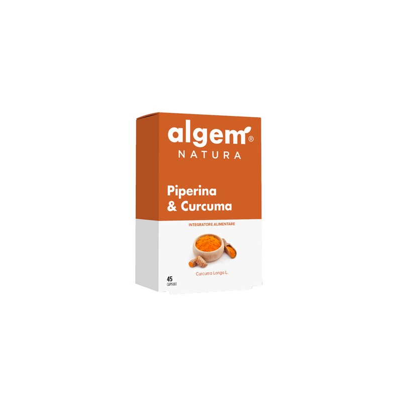 Piperina & Curcuma per Metabolismo e Digestione 45 Capsule Piperina & Curcuma per Metabolismo e Digestione 45 Capsule