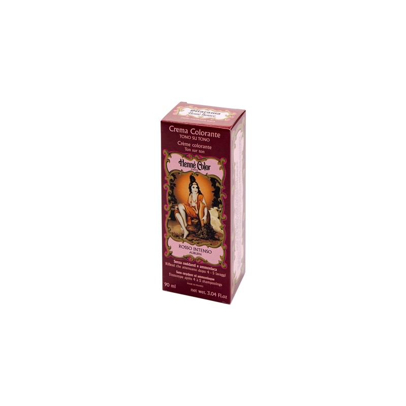 Henné Nuance Auburn Rosso Intenso Crema Henné Color per Capelli 90ml Henné Nuance Auburn Rosso Intenso Crema Henné Color per Capelli 90ml