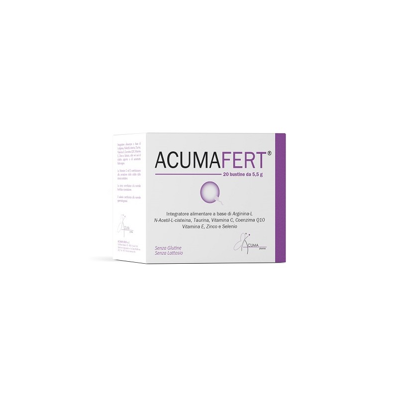 Acumafert per Salute Riproduttiva Maschile 20 Bustine da 5,5 g Acumafert per Salute Riproduttiva Maschile 20 Bustine da 5,5 g