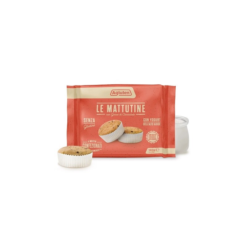 Agluten Le Mattutine per Colazione Senza Glutine 4 Pezzi 160 g. Agluten Le Mattutine per Colazione Senza Glutine 4 Pezzi 160 g.
