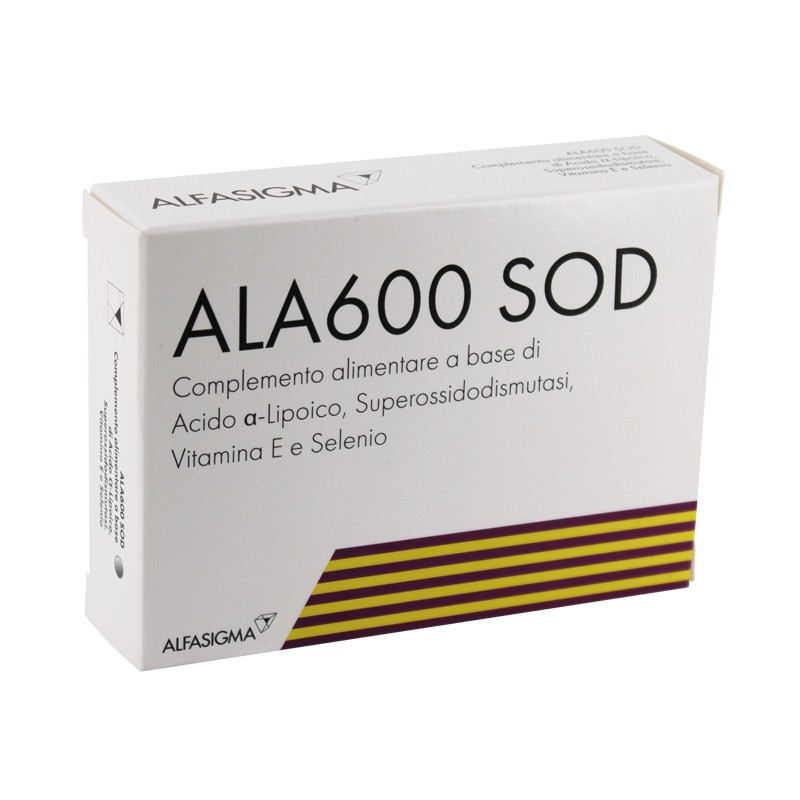ALA600 SOD per Protezione Cellulare 20 Compresse