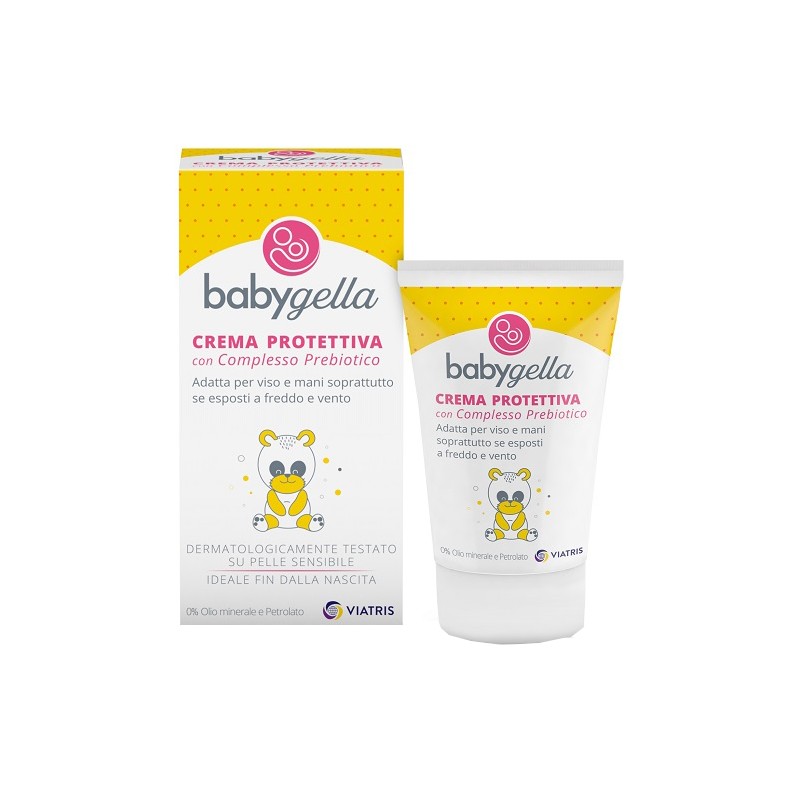 Babygella Prebiotic Crema Protettiva Viso e Mani per Bambini 50ml Babygella Prebiotic Crema Protettiva Viso e Mani per Bambini 50ml