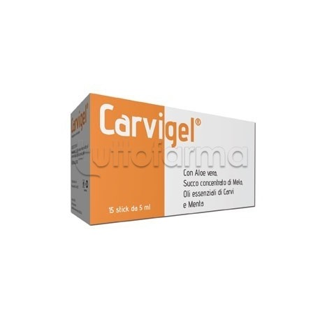 Carvigel Integratore per benessere intestinale 15 Oral Stick
