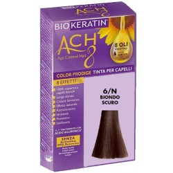 Biokeratin Tinta per Capelli 6/N Biondo Scuro Naturale 1 Tubetto da 140 ml