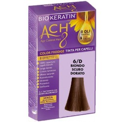 Biokeratin Tinta per Capelli 6/D Biondo Scuro Dorato 1 Tubetto da 140 ml