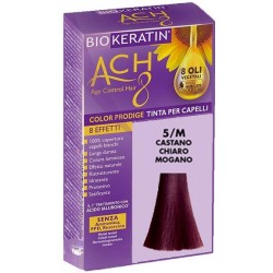 Biokeratin Tinta per Capelli 5/M Castano Chiaro Mogano 1 Tubetto di 140 ml