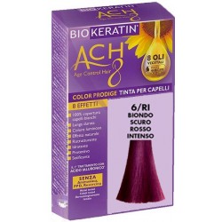 Biokeratin Tinta per Capelli 6/RI Biondo Scuro Rosso Intenso 1 Tubetto da 140 ml