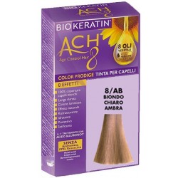 Biokeratin Tinta per Capelli 8/AB Biondo Chiaro Ambra 1 Tubetto da 140 ml