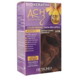 Biokeratin Tinta per Capelli 5/CA Castano Chiaro Caramello 1 Tubetto da 140 ml