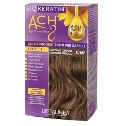 Biokeratin Tinta per Capelli 5/MF Castano Chiaro Marrone Freddo 1 Tubetto da 140 ml