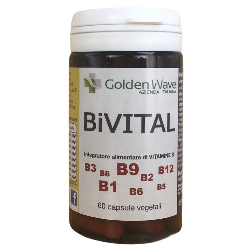 Bivital Integratore Vitamine Gruppo B 60 Capsule Vegetali Bivital Integratore Vitamine Gruppo B 60 Capsule Vegetali