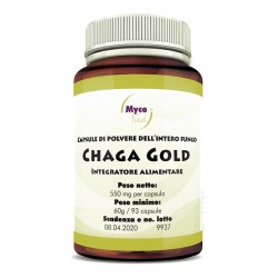 barattolo Chaga Gold per Difese Immunitarie 93 Capsule da 550mg barattolo Chaga Gold per Difese Immunitarie 93 Capsule da 550mg