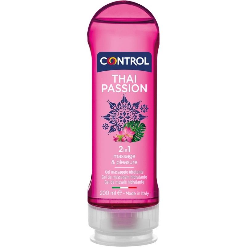 Control Thai Passion Gel Lubrificante per Massaggi e Piacere 200ml Control Thai Passion Gel Lubrificante per Massaggi e Piacere 200ml
