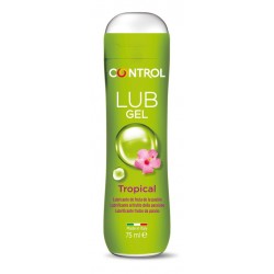 confezione di Control Lub Gel Lubrificante Tropical Frutto Passione per Secchezza Vaginale 75ml