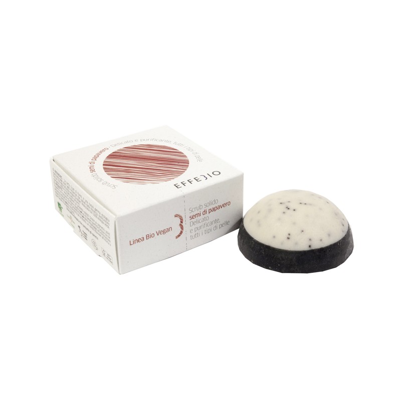 Effebio Scrub Solido Semi Papavero per Esfoliazione 60 g Effebio Scrub Solido Semi Papavero per Esfoliazione 60 g
