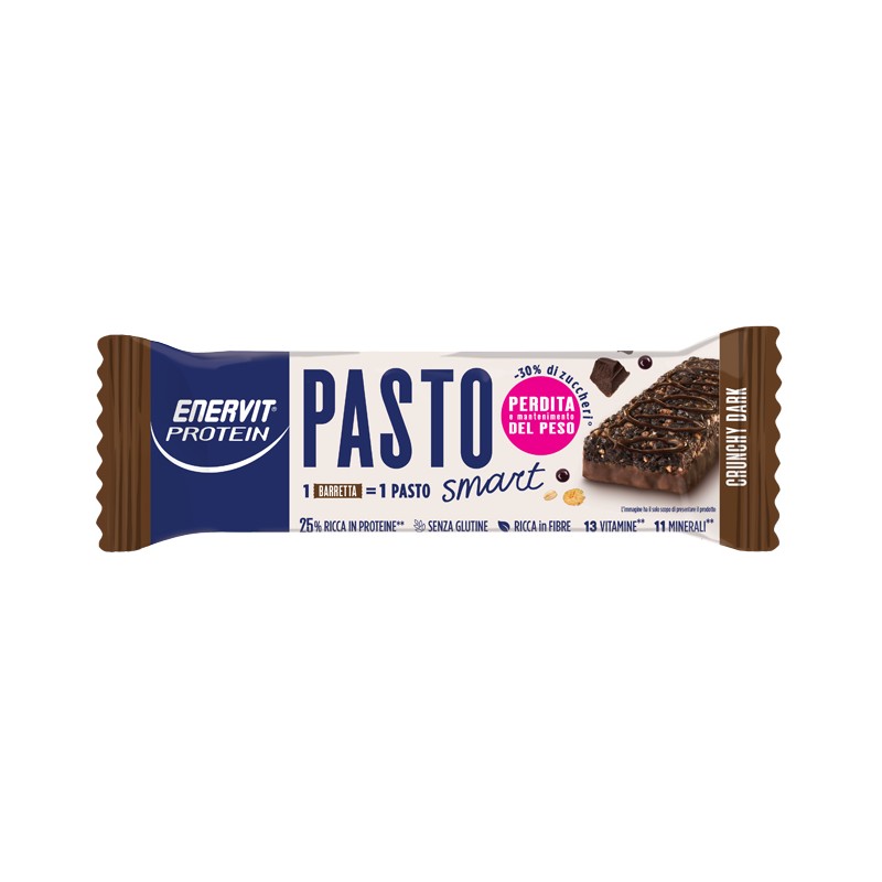 Enervit Protein Pasto Sostitutivo Gusto Crunchy Dark 55gr Enervit Protein Pasto Sostitutivo Gusto Crunchy Dark 55gr