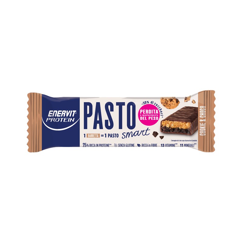 Enervit Protein Pasto Sostitutivo Cookie Choko 55gr Enervit Protein Pasto Sostitutivo Cookie Choko 55gr