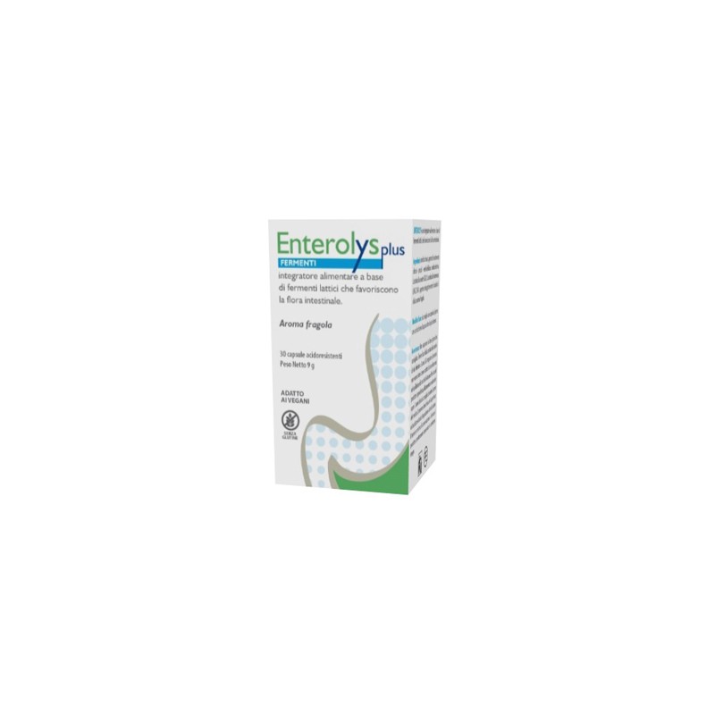 Enterolys Plus per Flora Intestinale 30 Capsule Enterolys Plus per Flora Intestinale 30 Capsule