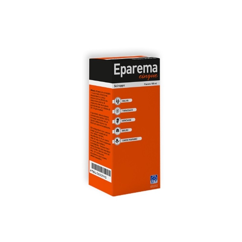 Eparema Cinque Sciroppo per Regolarità Intestinale 180ml Eparema Cinque Sciroppo per Regolarità Intestinale 180ml