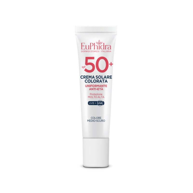 EuPhidra Kaleido Crema Colorata Medio-scuro Viso Spf50+ per Protezione Solare 30ml EuPhidra Kaleido Crema Colorata Medio-scuro Viso Spf50+ per Protezione Solare 30ml