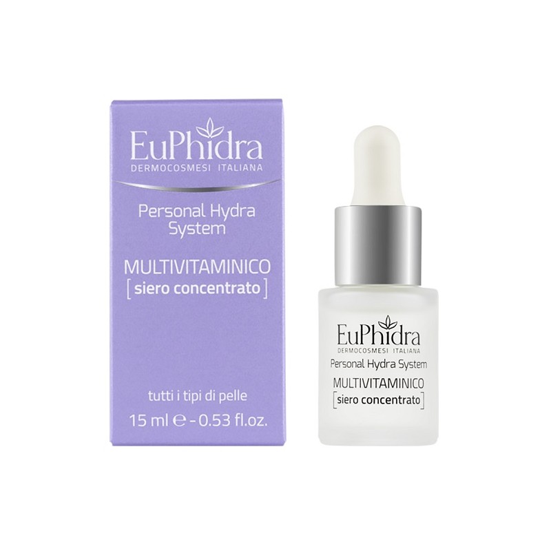 EuPhidra Personal Hydra System Multivit Siero Concentrato per Nutrimento e Protezione 15ml EuPhidra Personal Hydra System Multivit Siero Concentrato per Nutrimento e Protezione 15ml