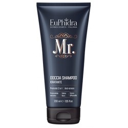 flacone di Euphidra Mr Doccia Shampoo Idratante per Corpo e Capelli 200ml flacone di Euphidra Mr Doccia Shampoo Idratante per Corpo e Capelli 200ml
