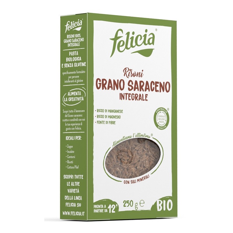 Felicia Risoni Grano Saraceno per Intolleranti al Glutine 250 g Felicia Risoni Grano Saraceno per Intolleranti al Glutine 250 g