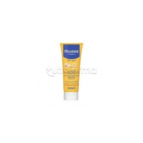 Mustela Latte Solare Altissima Protezione SPF50+ Waterproof per Bebè Flacone da 100ml Mustela Latte Solare Altissima Protezione SPF50+ Waterproof per Bebè Flacone da 100ml